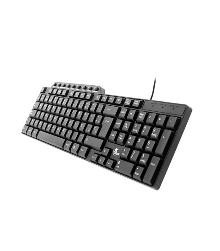 TECLADO XTECH XTK160S USB ALAMBRICO NEGRO ESPAÑOL/MULTIMEDIA/ BK PC.