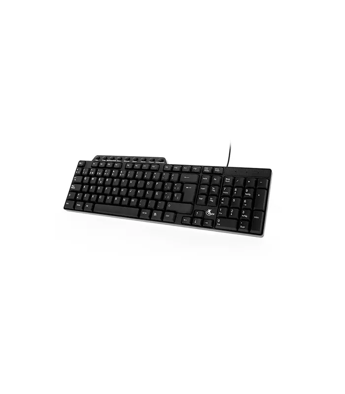 TECLADO XTECH XTK160S USB ALAMBRICO NEGRO ESPAÑOL/MULTIMEDIA/ BK PC.