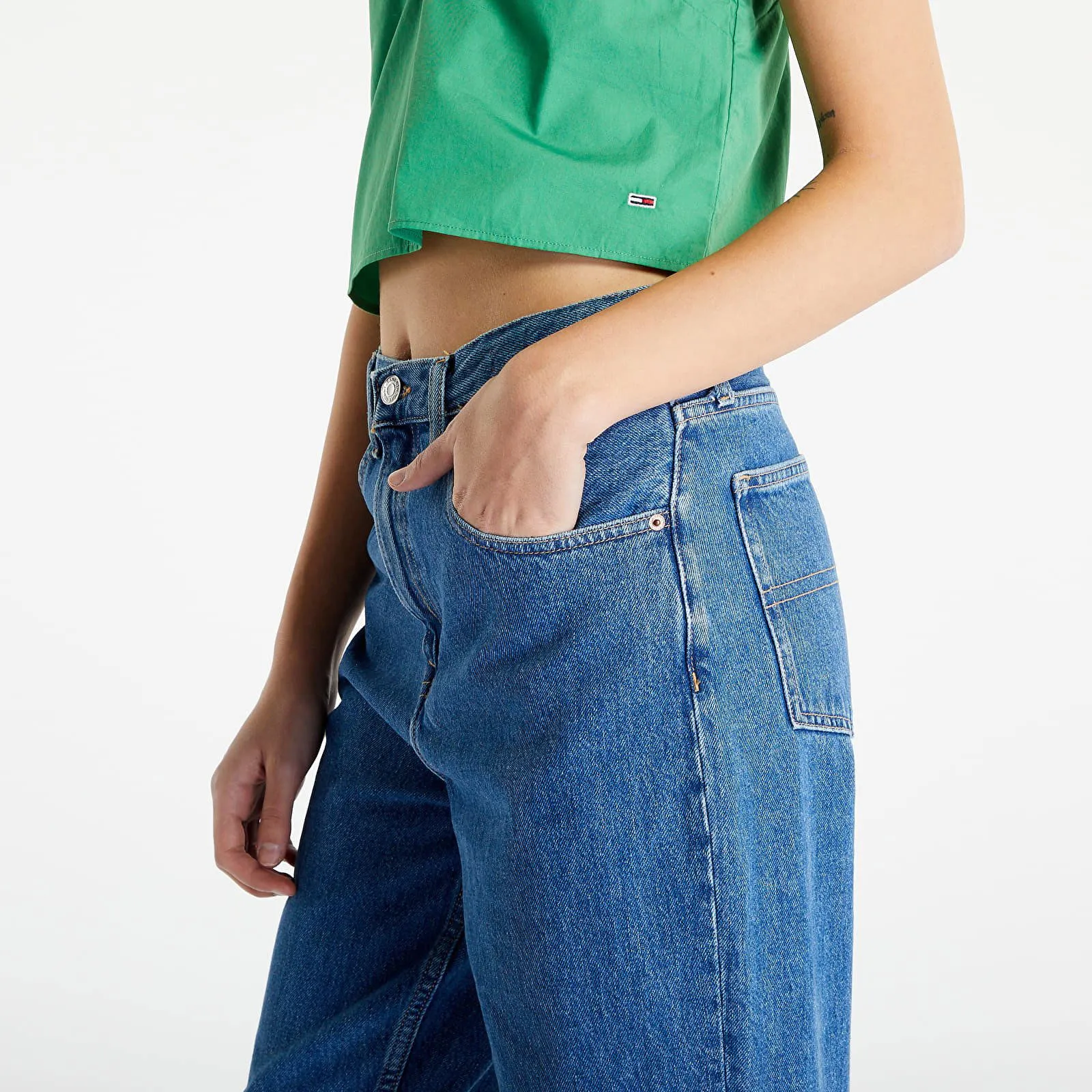 Tommy Hilfiger Mom Jeans Ultra High Rise Tapered Denim