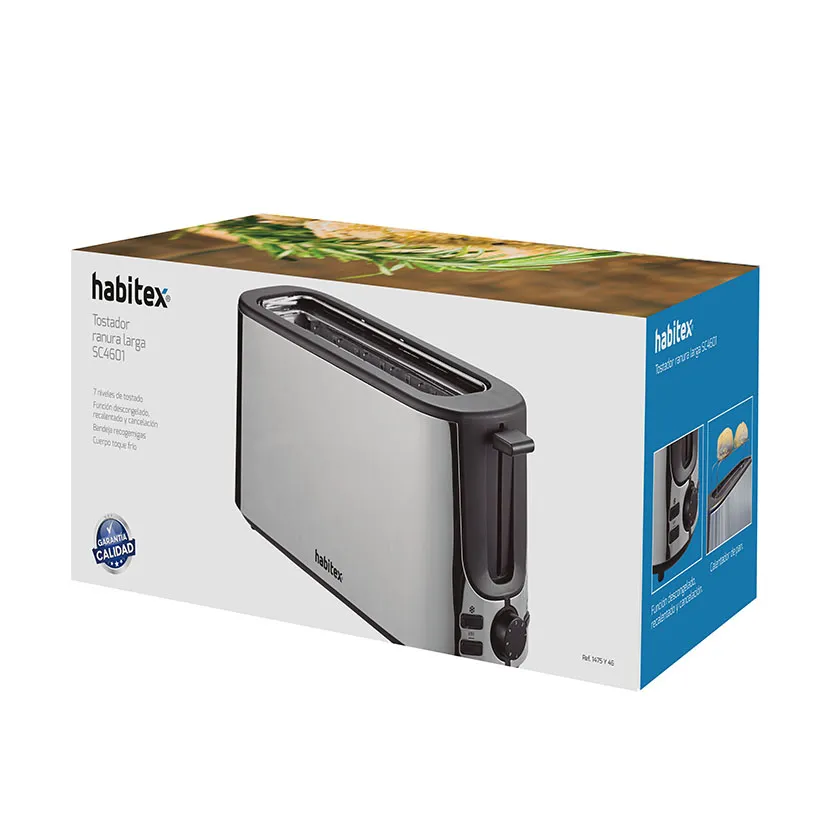 Tostador 1000 W HABITEX Style SC4601