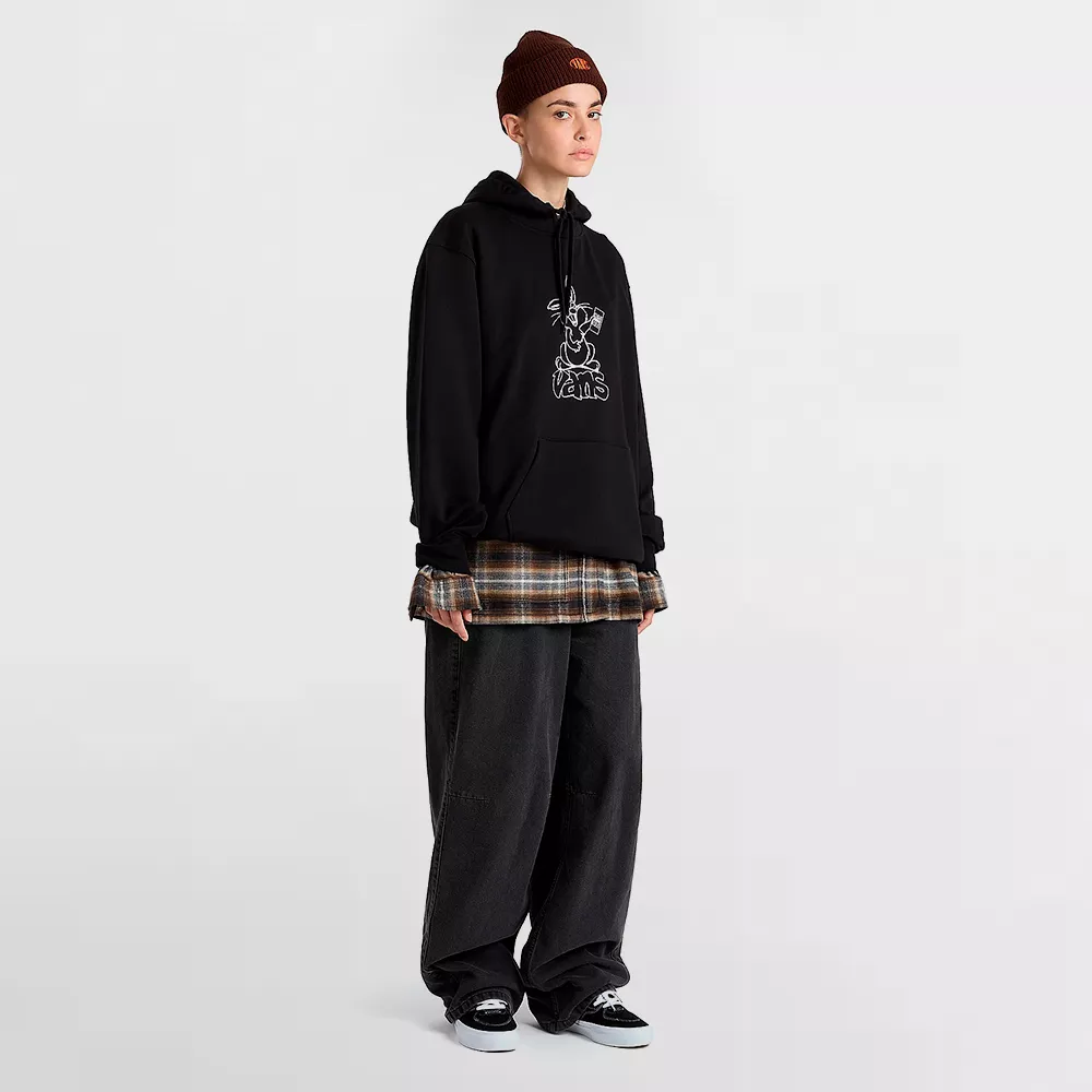 VANS CANGURO CRAZY EDDY 66 LOOSE  VN000JE7BLK HOMBRE