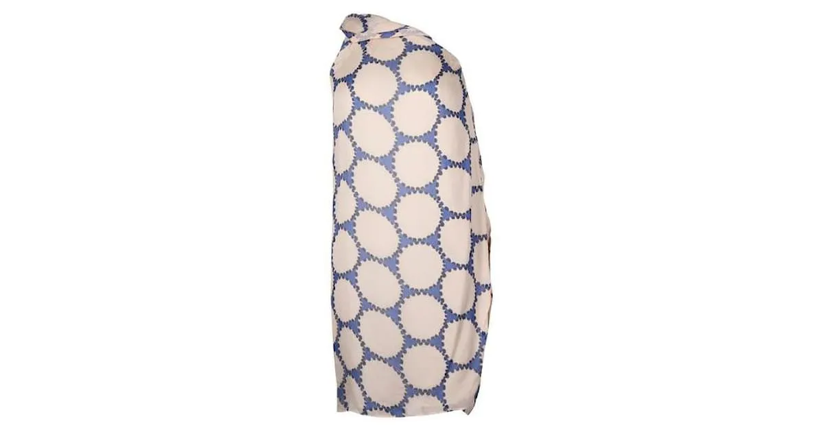 Vestido Liluye con remolinos de agua índigo de Diane Von Furstenberg Multicolor 