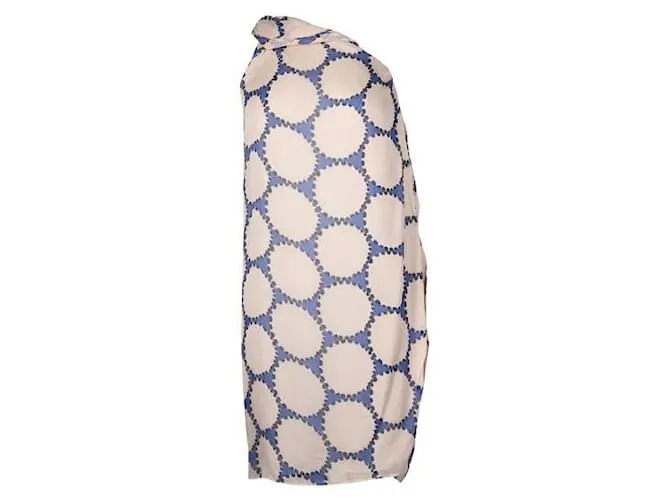 Vestido Liluye con remolinos de agua índigo de Diane Von Furstenberg Multicolor 