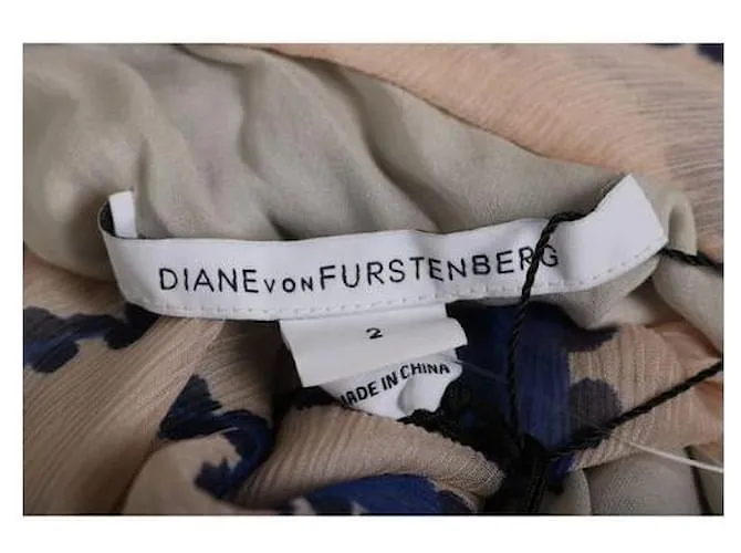 Vestido Liluye con remolinos de agua índigo de Diane Von Furstenberg Multicolor 