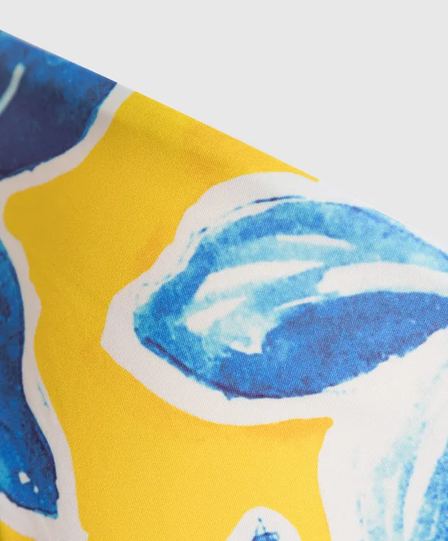 Vilebrequin Yellow panties from the Lamitie swimsuit in a print