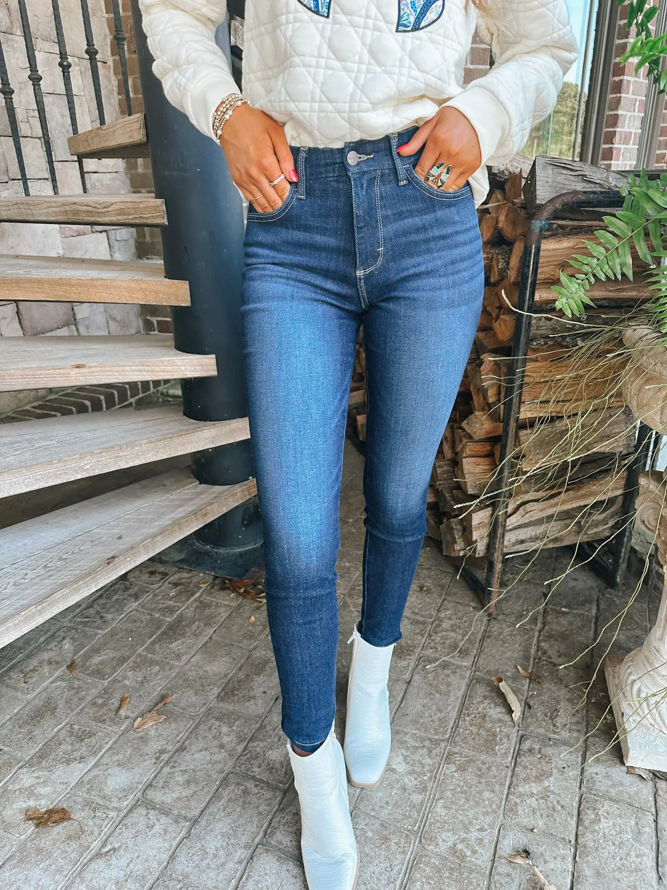 WOMEN'S WRANGLER BESPOKE HIGH RISE SKINNY JEAN