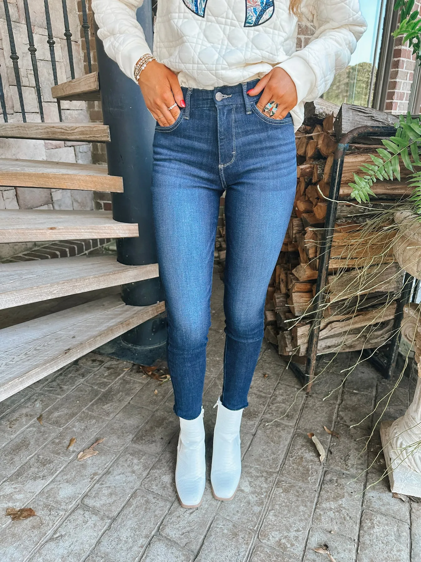 WOMEN'S WRANGLER BESPOKE HIGH RISE SKINNY JEAN