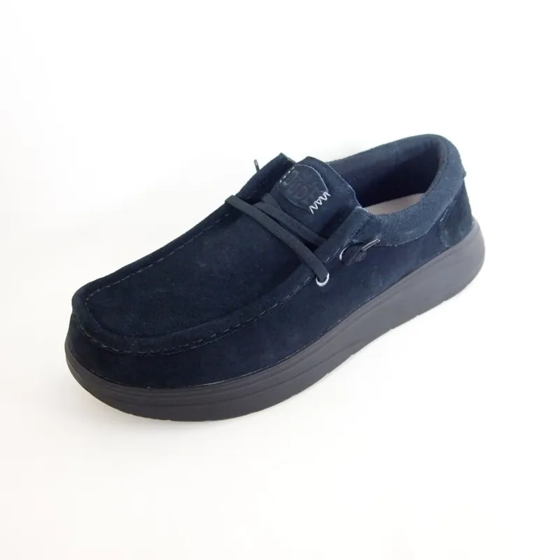 Zapatos Hey Dude HD41975_265 Wally Comf Suede Negro
