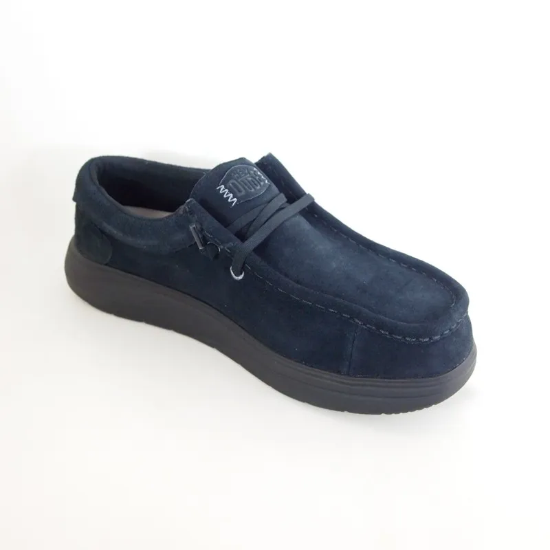 Zapatos Hey Dude HD41975_265 Wally Comf Suede Negro