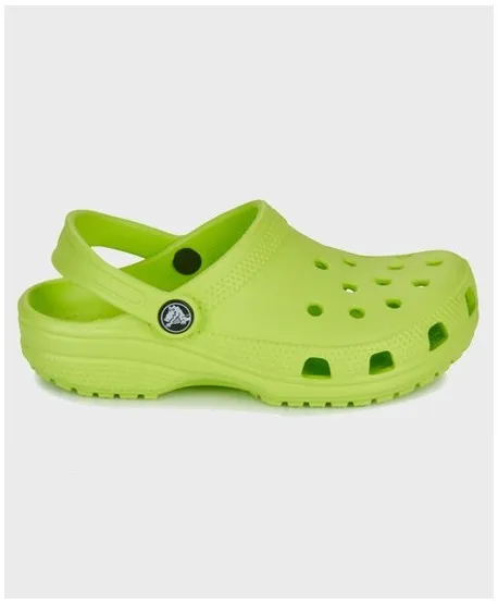 Zuecos CROCS Classic Verde Niña Niño